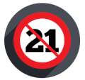 21+ jaar controle