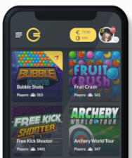 Eazegames app mobiel Eazegames app mobiel