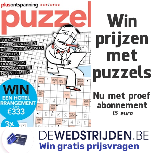 Plus Puzzels win elke editie prachtige prijzen