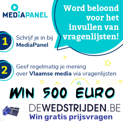 Win de prijzenpot van totaal 500 euro