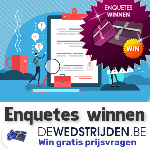 Geef je mening en win gratis prijzen! Geef je mening en win gratis prijzen!