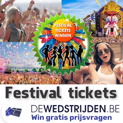 Gratis naar zomerfestivals, rockfestivals en popfestivals!